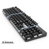 Merdia Mechanical Keyboard Gaming Keyboard | Red Switch, White Backlit