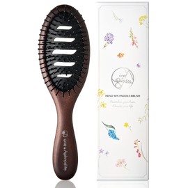 One & Aphrodite Head Spa, Paddle Brush, Quick Drying Wet Brush, Wet Hair Brush, Scalp Massage, Promotes Circulation, Moisturizing, Smooth and Glossy Hair