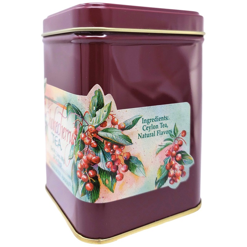 Taste The Wilderness Wild Chokecherry Tea Tin (20 Tea Bags)