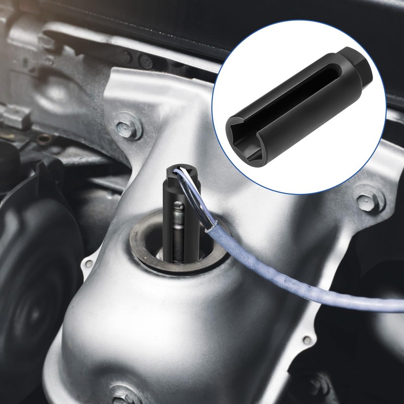 Zocipro Oxygen Sensor Socket with Side Wire Cutout, 3/8" Drive