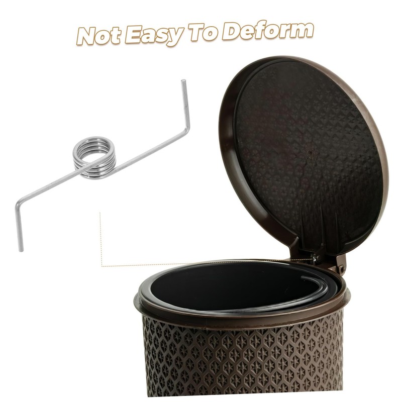 iplusmile 10Pcs Adjustable Lid Spring Mechanism for Metal Garbage Cans