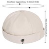 Original Docker Hat, Brimless Original Docker Hat, 100% Cotton, Adjustable