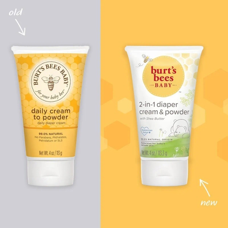 Burt's Bees Crema Para Rozadura De Pañales, Sin Talco, Baby