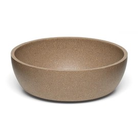 Loving Pets - Dolce Bamboo - Eco-Friendly Pet Bowls & Dishes for Dog, Cats, Puppy Food and Water Bowl -Sustainable and Dishwasher Safe, Made with Real Bamboo (Large, Coffee-Brown)