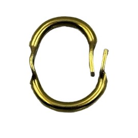 Dual for Fishing Lures, Both Nickel and Brass Finish, Inline Spinners, Dual Bucktail Blade, Made in USA 10 Pack (Dual Brass Clevis 10 Pk)