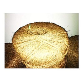 Coconut Fiber Twine Made of 100% Natural Coconut Fiber,Weight per Spool is 7 Lbs,and Length is + 1100 Feet,