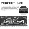 Lansny Laundry Room Rug Runner 20"x60" Non Slip Waterproof Laundry