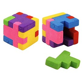 Henbrandt 24 Cube Rubber puzzles erasers