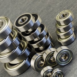 sourcing map Set of 4 Deep Groove Ball Bearings 629Z Double Shield 9 mm x 26 mm x 8 mm Ball Bearings Chrome Steel