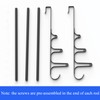 Over The Door Towel Rack, Extendable Triple Towel Storage Holder