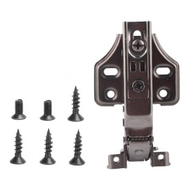 Cabinet Hinges, Punch Wardrobe Cabinet Door Hinge Overlay Soft Close Hydraulic Mute Aluminum Frame Cabinet Hinges for Kitchen Cupboard,Door Hinges/Hinges