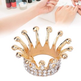 Nail Art Brush Holder, Crown Design Nail Art Brush Holder Nail Pen Brush Holder Nail Art Painting Pen Brush Stand Nail Art Equipment Professional for Salon Home (3#)