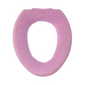 OKA ETOF Toilet Seat Cover, O Type Dedicated Type, Pink (Thick, Washable, Stylish, Wide, Scandinavian)