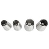 Longdex Sultan Piping Nozzle 4PCS 304 Stainless Steel Russian Piping