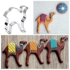 Eid & Ramadan Cookie Cutters - Set of 4 - Moon, Star, Camel, Islamic Star