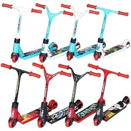 1Pc Black Red Random Finger Scooter Mini Finger Scooters Two Wheel Scooter Finger Training Kits Mini Finger Skateboards Fingers Boards and Finger Bikes