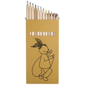 Azeeda 12 x 'Mädchen mit einem Springseil' Lange 178mm farbige Bleistifte/Bleistift Set (PE00064533)