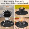 Round Fire Pit Mat Compatible with Solo Stove Bonfire, Accessories