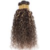 Dokksiiia 8/10/12 Inch Ombre Blonde Human Hair Bundles P4/613 Highlight