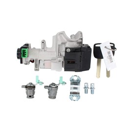 MOTOKU Complete Set Ignition Switch Cylinder Door Lock with 2 Keys for 02-06 Honda CRV