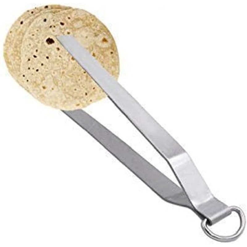 Yuktha Eternals Stainless Steel Tong, Roti - Chapati Chimta, Chipya.