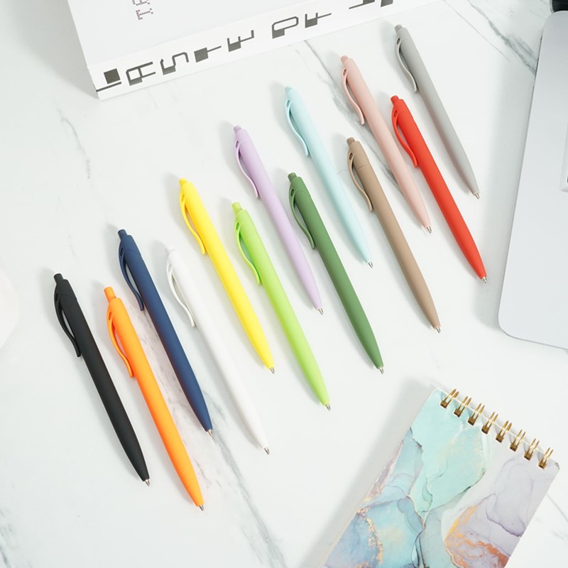 Wiaziert BallPoint Pens, 50 Pack (BLACK Ink),Bulk Pens, White Barrel,Click