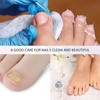 MFCGHXR Ingrown Toenails Tool Set 124 Pieces Toenail Correction Patch,