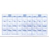 6 Pack Premium 48 Page Transaction Registers - 26/27/28 Calendars