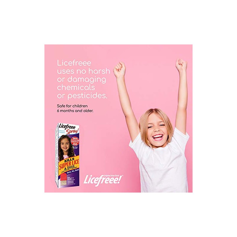 Licefreee Spray! Tec Labs Head Lice Spray - Includes Professional