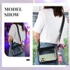 Oweisong Clear Bag for Stadium Events Women Stadium Approved Crossbody
