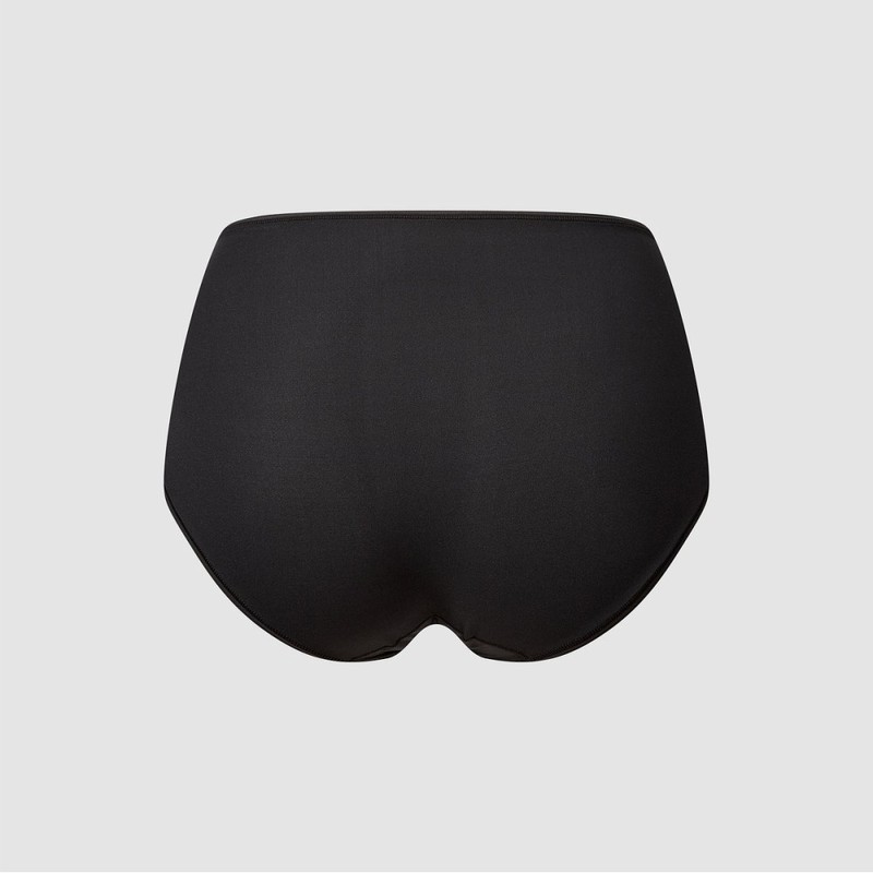 JAJU [JAJU] Women's 720° Stretch Butter Hiphugger Panty_Black