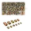 SNOKAY 230Pcs 11 Size M4/M5/M6/M8/M10 Metric Threaded Inserts Nuts Assortment
