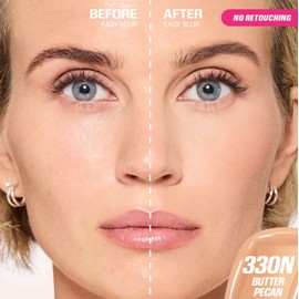 HUDABEAUTY Original Easy Blur Natural Airbrush Foundation 30 ml by Bella (330N BUTTER PECAN, 30 ml (Pack of 1)