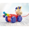 Selecta Hanna Hoppel 62023 Rabbit Pull-Along Toy, 12 cm, Lilli