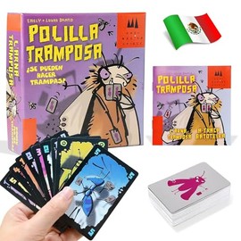 MBVBN Juego de Mesa Bichos,Juego de Cartas engaño en españolJuegos de Mesa niñosApto para 3-5 Jugadores en reuniones Familiares                       