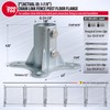 DooToo Chain Link Fence Post Flange - 2" Heavy Duty
