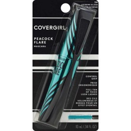 COVERGIRL Peacock Flare Mascara, 785 Extreme Black