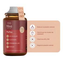 Pultsu - Tiba: Salud Cardiovascular - Suplemento En Cápsulas Sabor Sin sabor