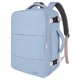 Taygeer Taygeer Travel Backpack for Women, Carry On Backpack with USB Charging Port & Shoe Pouch, TSA 15.6inch Laptop Mochila Flight Approved, Nurse Bag Casual Daypack for Weekender Hiking, Powder Purple