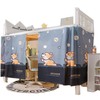Navhao 2 Panels,Bottom Bunk Bed Curtains Cloth Bed Canopy Students