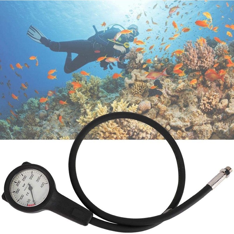 SEAC Compact, scuba diving pressure gauge, dial scale 0-400 bar