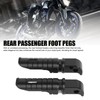 Motorcycle Foot Pegs, Aluminum Alloy Anodizing Rear Passenger Footpegs Footrests