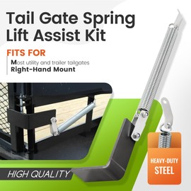 Gelacie Heavy Duty Tail Gate Spring Lift Assist Kit Fit for Utility and Trailer Tailgates Right-Hand Mount