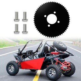 Go Kart Sprocket 35 Chain 60T - PSLER 60 Tooth #35 Rear Chain Sprocket Go Kart Sprocket Rear Drive Sprocket Replacement for 79cc 212cc 420cc Mini Bike Go Cart Kart Predator Drift Trike ATV Quad