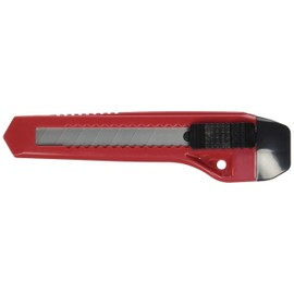 Hyde Tools 42047 Snap-Off Retractable Blade Utility Knife with Postive Lock , Red