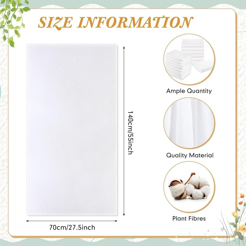 10 Pack Disposable Bath Towels Body Towel, 140x70 cm Extra