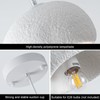 BESTWEST 15.7 inch Wabi Sabi Pendant Light for Dining Room
