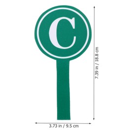 Tofficu 4Pcs Writing Board Blank scoreboards Handheld Blank one Side Handheld Prototype The Sign Letter Blank Scoreboard erasable erasable whiteboard Foam Mini Wipe The Board Portable