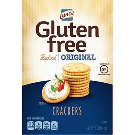 Lance Gluten Free Crackers, Original Baked, 5 Ounce (Pack of 12)
