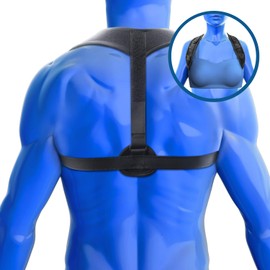 KEDLEY Posture Corrector for Men and Women | Adjustable Upper Back Brace for Clavicle Support | Eliminate Slouching, Relieve Neck, Shoulder and Back Pain | Shoulder, Spine Support & Physical Therapy
